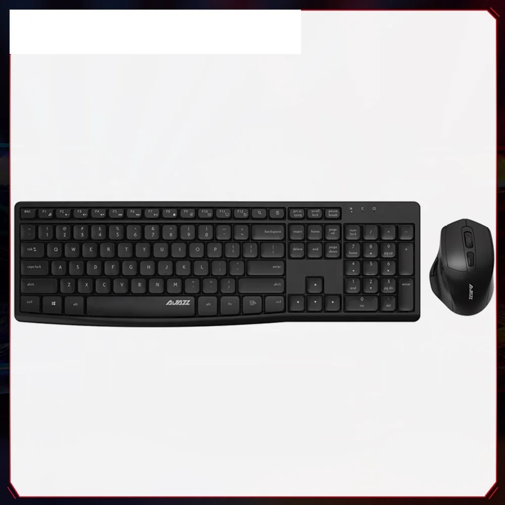 

AJAZZ NACODEX A2030w Waterproof Wireless Keyboard and Mouse Ergonomics 2.4G Combos for Mute Home/Office