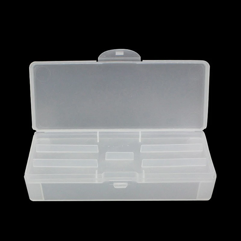 

Rectangle Double Layer Nail Art Tool Organizer Storage Box Tweezers Container