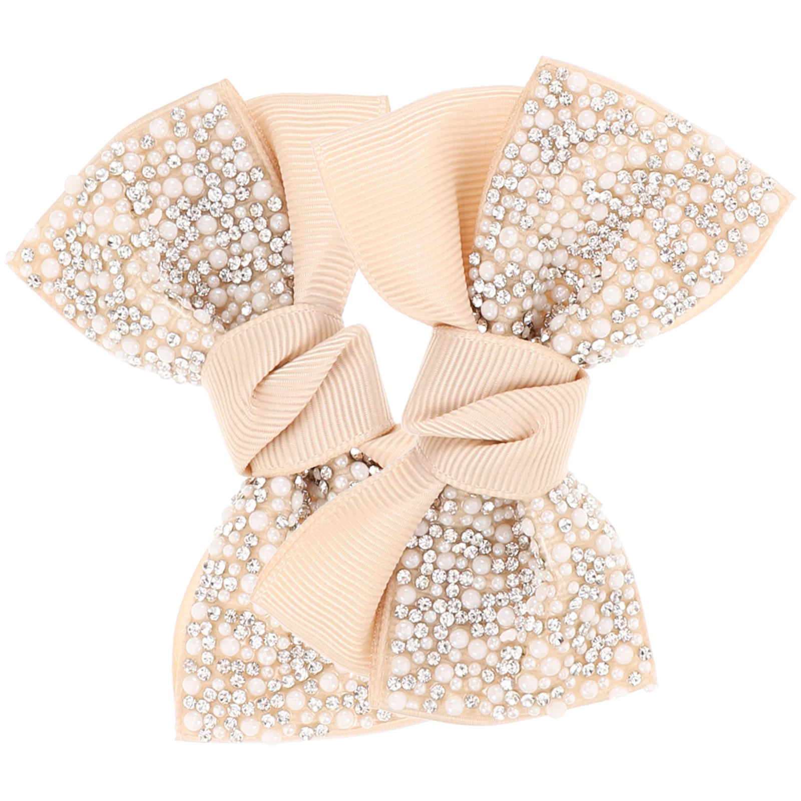 

1 Pair Shoes Charms Rhinestone Bowknot Charms Shoes DIY Decorating Accessories