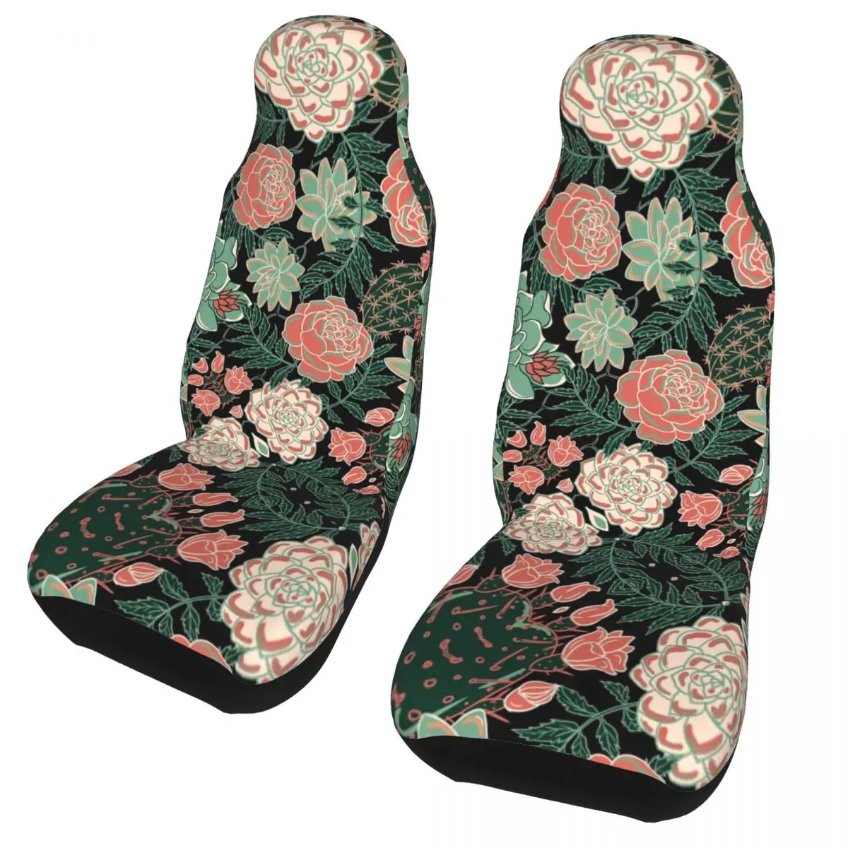 

Женские чехлы на сиденья из волокна с цветочным рисунком