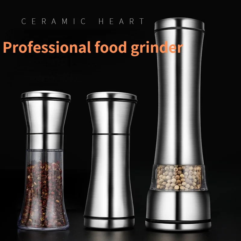 

Salt Shaker or Pepper Grinder for Professional Chef,Best Spice Mill & Brushed Stainless Steel,Special Mark,Adjustable Coarseness