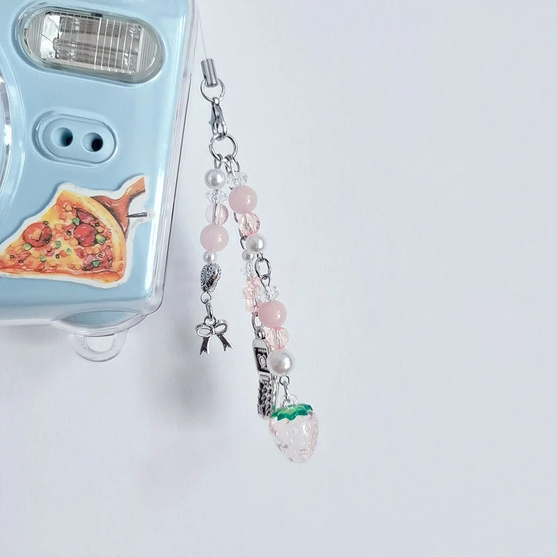 Брелок для ключей из акрилового сплава с бусинами