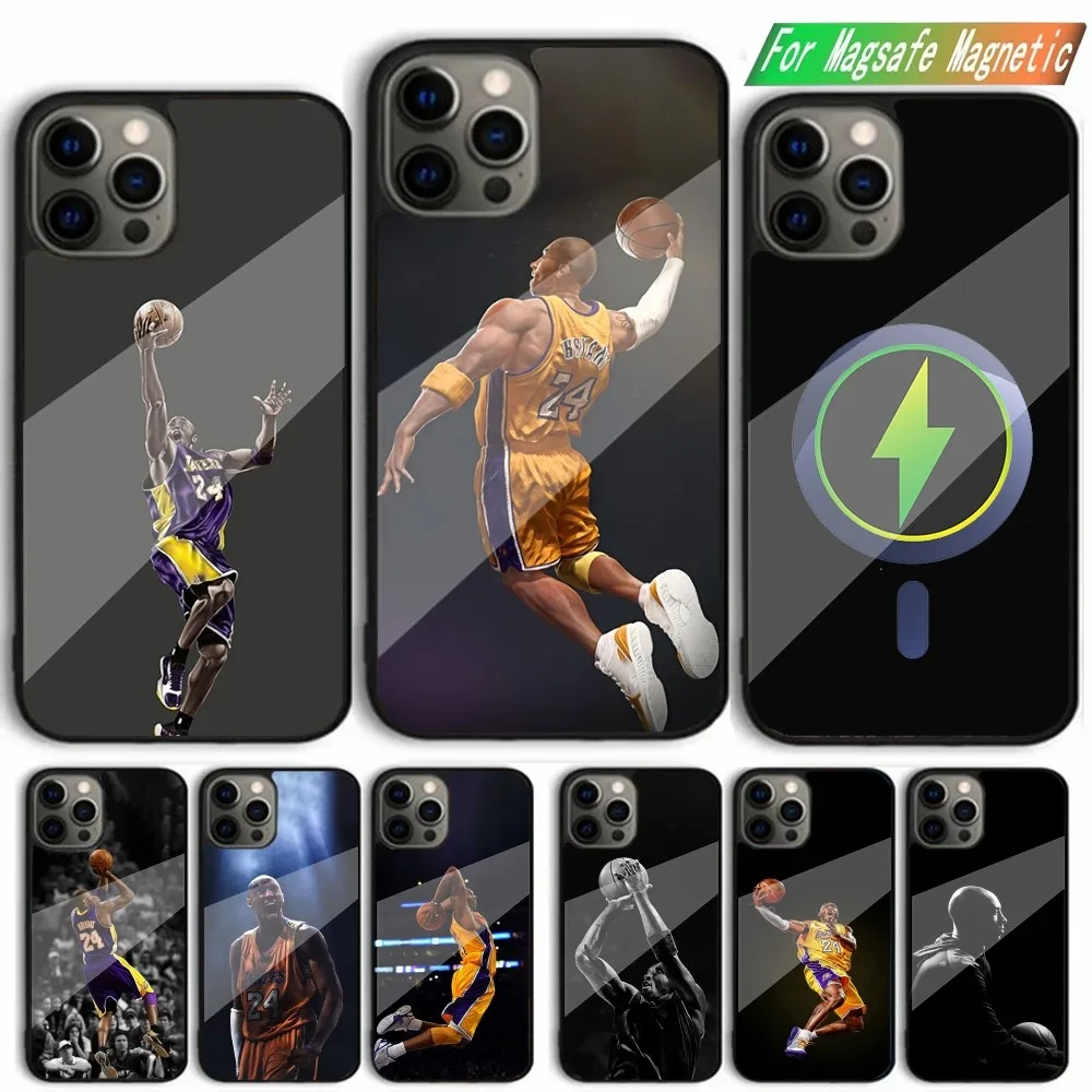 Баскетбольный K-Kobe B-Брайант Чехол для Телефона iPhone 15 14 13 12 11 Plus Pro Max Mini Magsafe