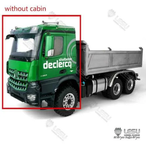 

1/14 6X6 3348 Hydraulic RC Dumper Truck LESU Motor W/O Cabin for DIY Tamiyay Remote Control Toys For Boy Car Model Th15857-SMT9