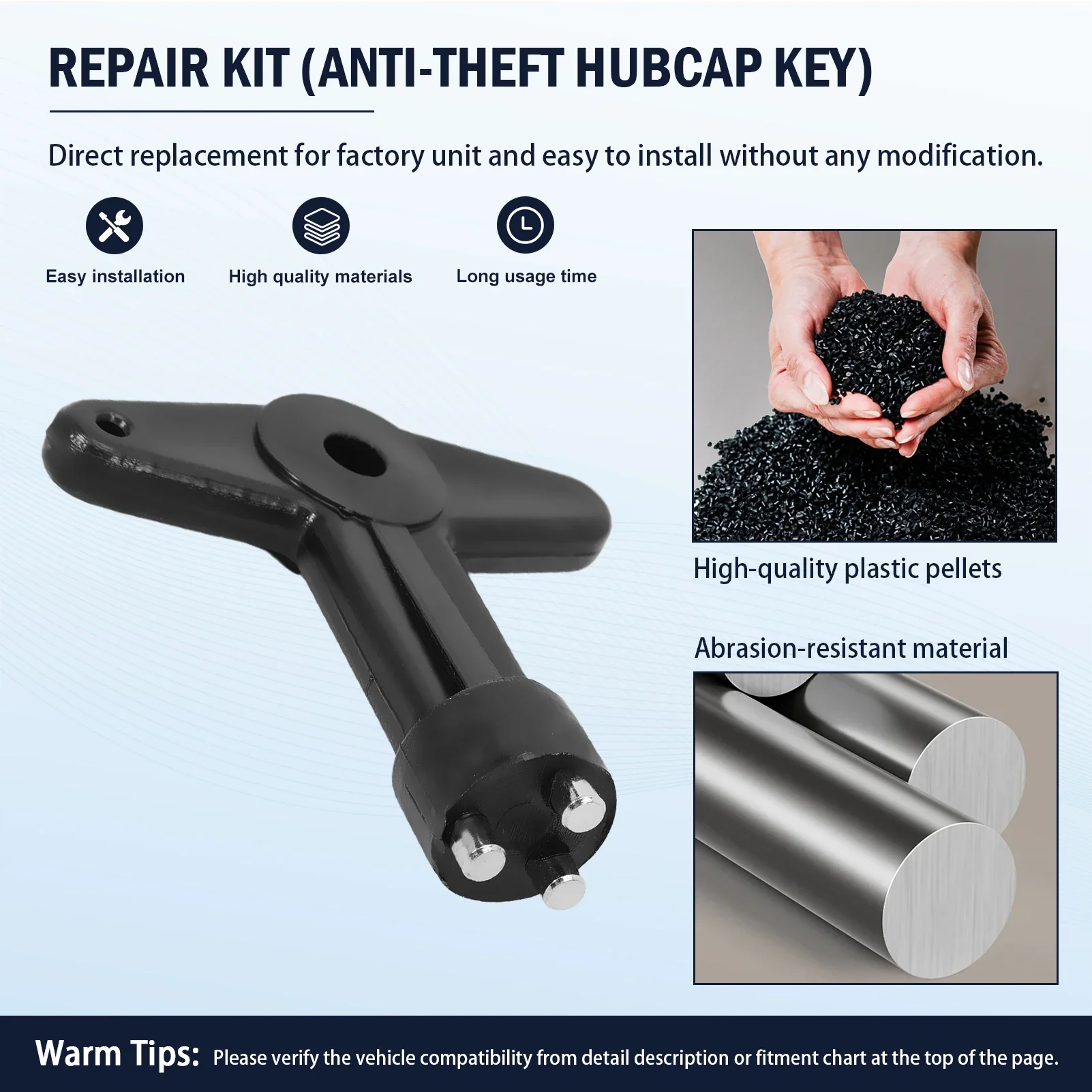 Фото Ключ для колпака колеса 1610001, 90495549 для Renault Megane Clio Laguna Scenic, кронштейн для крепления амортизатора 7700422600 №2