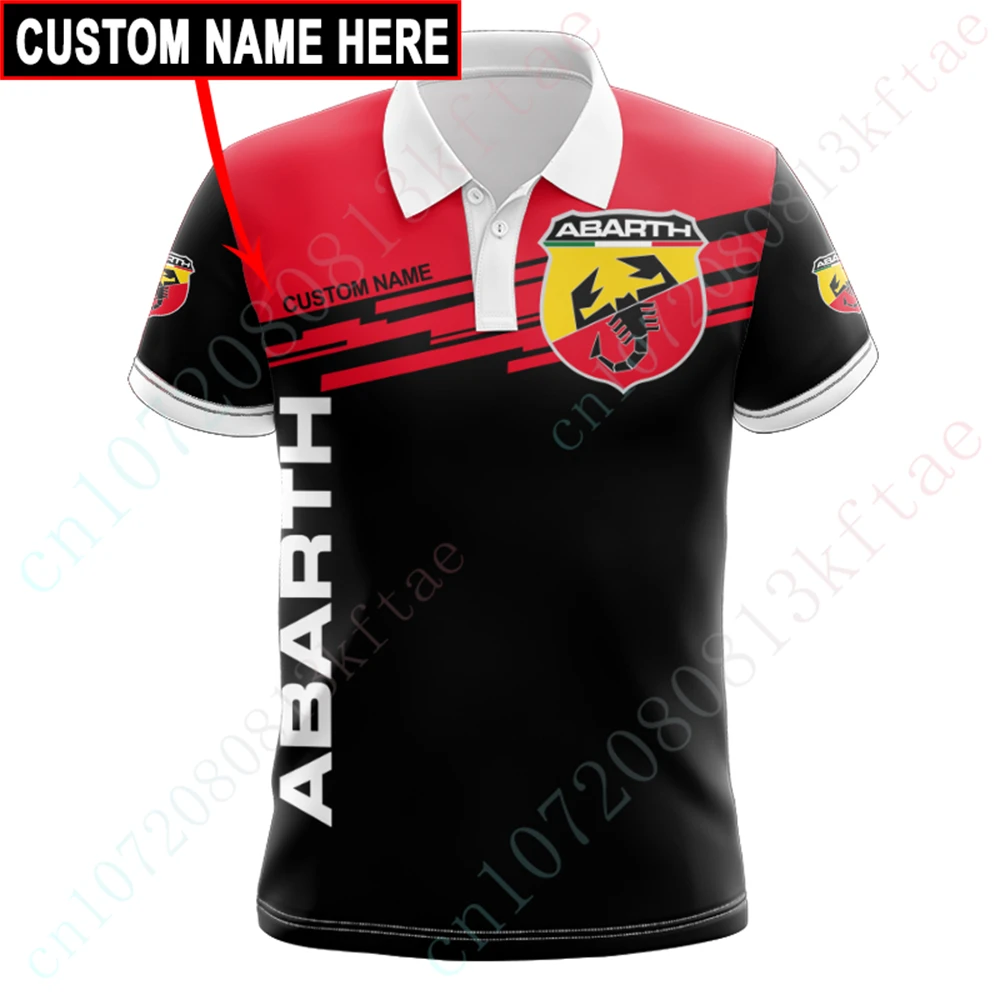 Одежда Abarth Повседневная футболка для мужчин топ с коротким рукавом унисекс