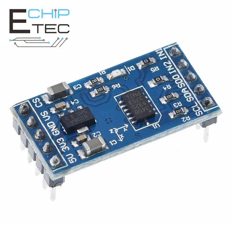 

Free shipping 1PCS ADXL345 3-axis Digital Gravity Sensor Acceleration Module Tilt Sensor For Arduino