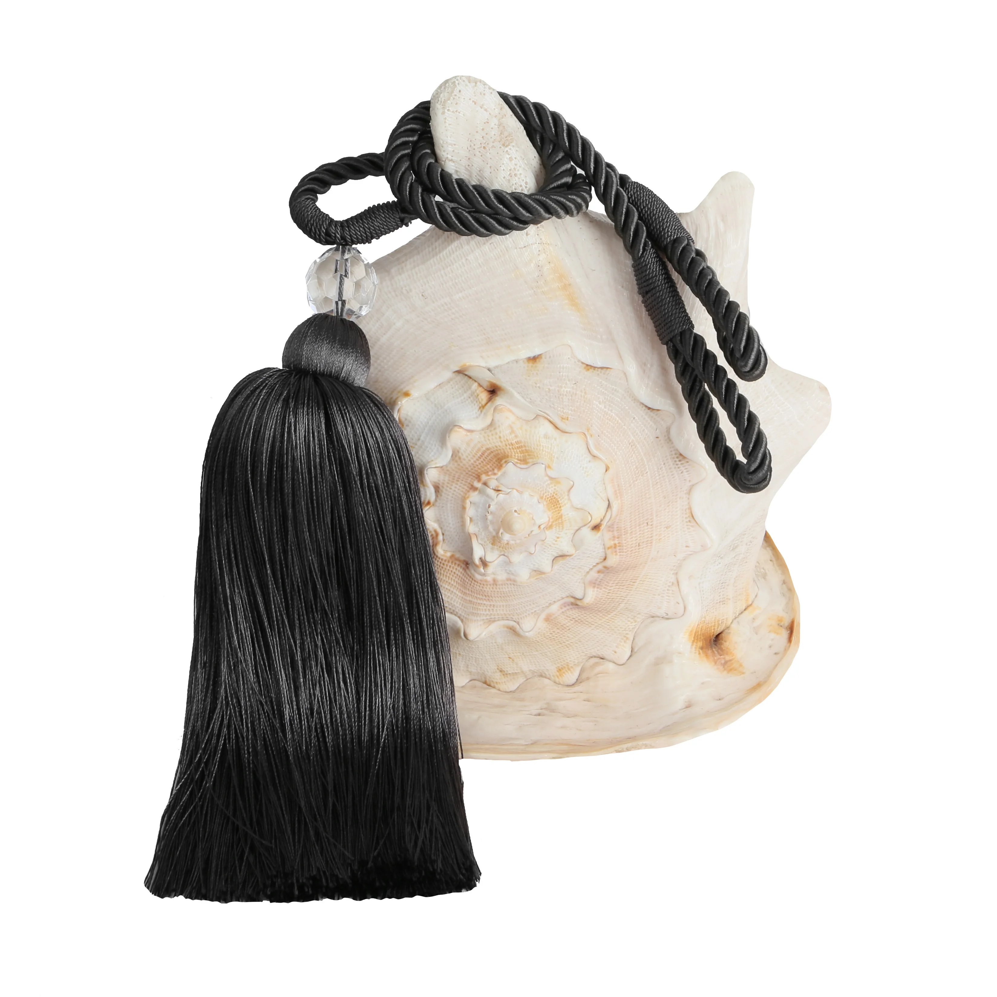 

Занавески для штор с кисточками золотистого цвета