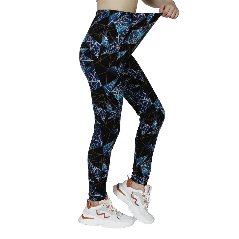 Леггинсы PD35 с лазерным принтом женские облегающие леггинсы новые стильные для