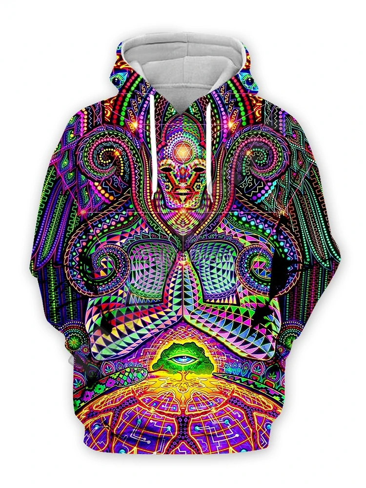 Fashion Trippy Buddha Mandala Psychedelic Harajuku 3DPrint Men/Women Streetwear Pullover Casual Funny Jacket Hoodies