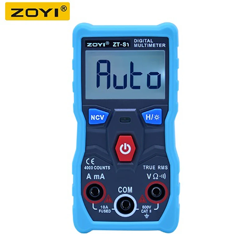 

ZOYI ZT-S1 Digital Multimeter tester autoranging True rms automotriz Mmultimetro with NCV LCD backlight+Flashlight