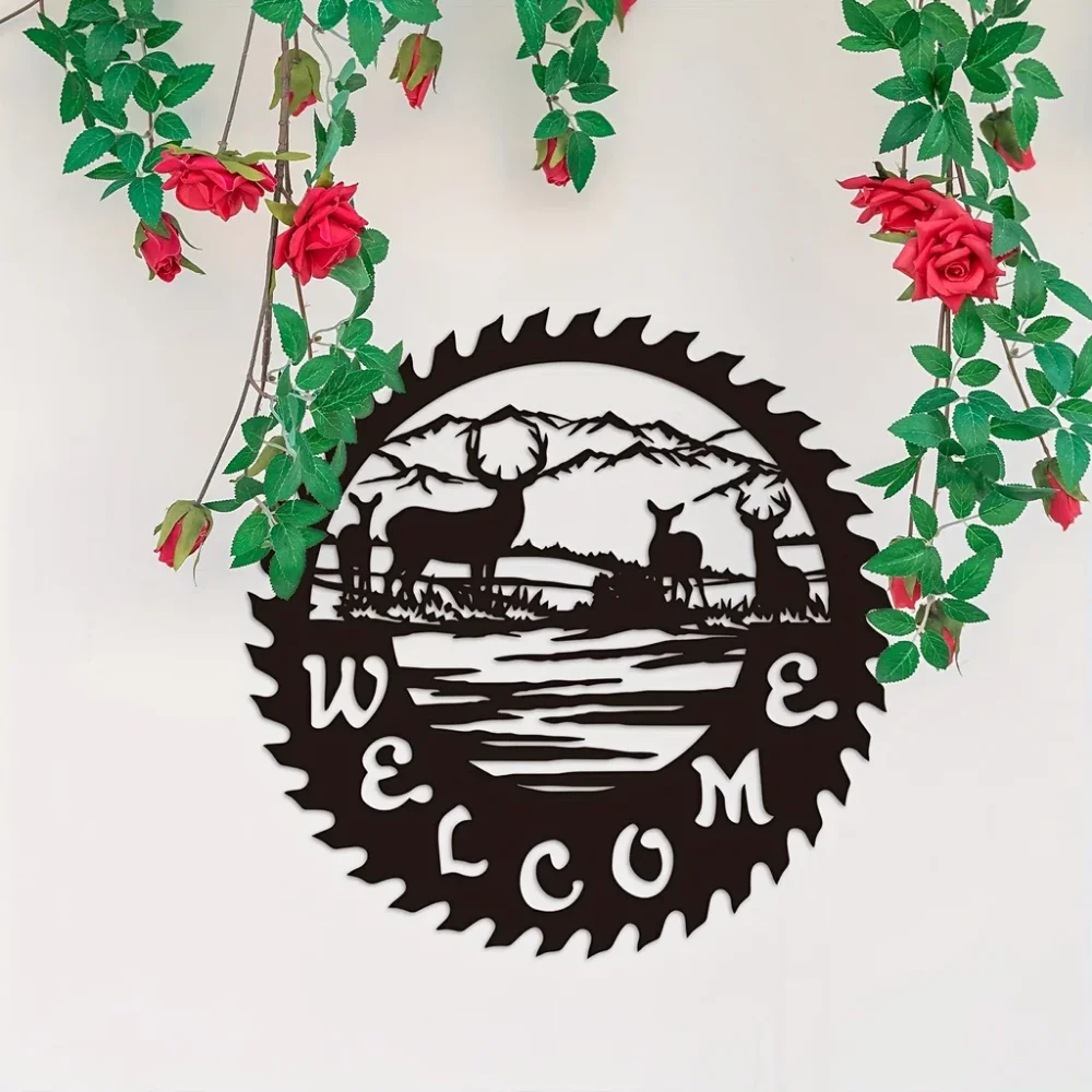 Уникальный Металлический Настенный Акцентный Знак. Красиво Демонстрарует Ваш