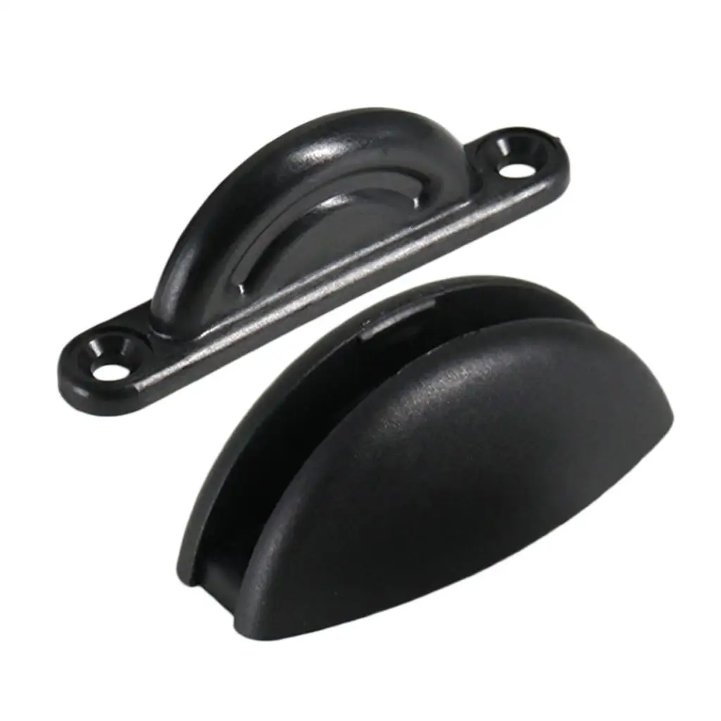 

3x Door Catch Stopper Latch Cupboard RV Sail Motorhome Trailer Black