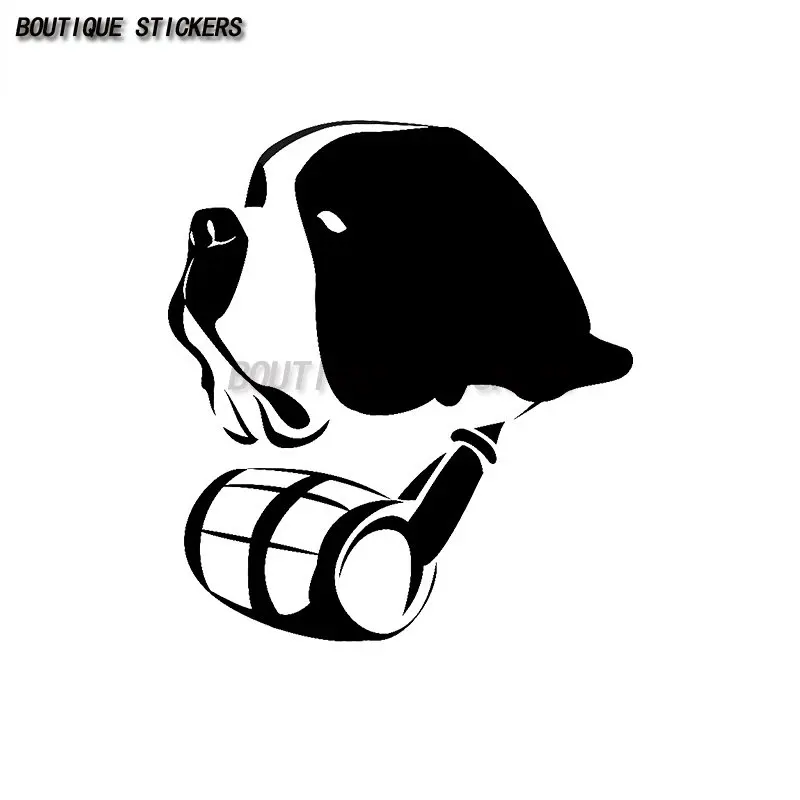 Автомобильная наклейка в виде Сенбернара, водонепроницаемая наклейка из ПВХ, украшение для автомобиля, мотоцикла, аксессуары, наклейка на ноутбук, компьютер