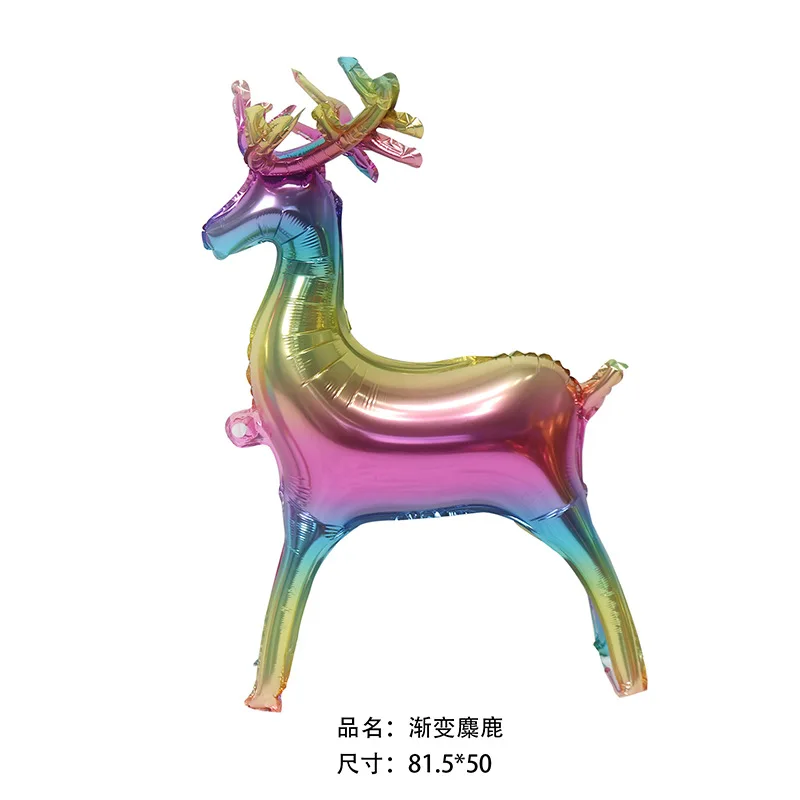 Счастливого Рождества 3D стоячие лоси сани шары набор серии моделирования