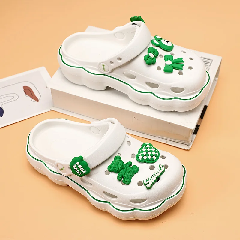 

Сандалии женские уличные водонепроницаемые, сланцы, мягкая подошва, Классические тапки для сада, клоги для пар, летняя обувь для дома