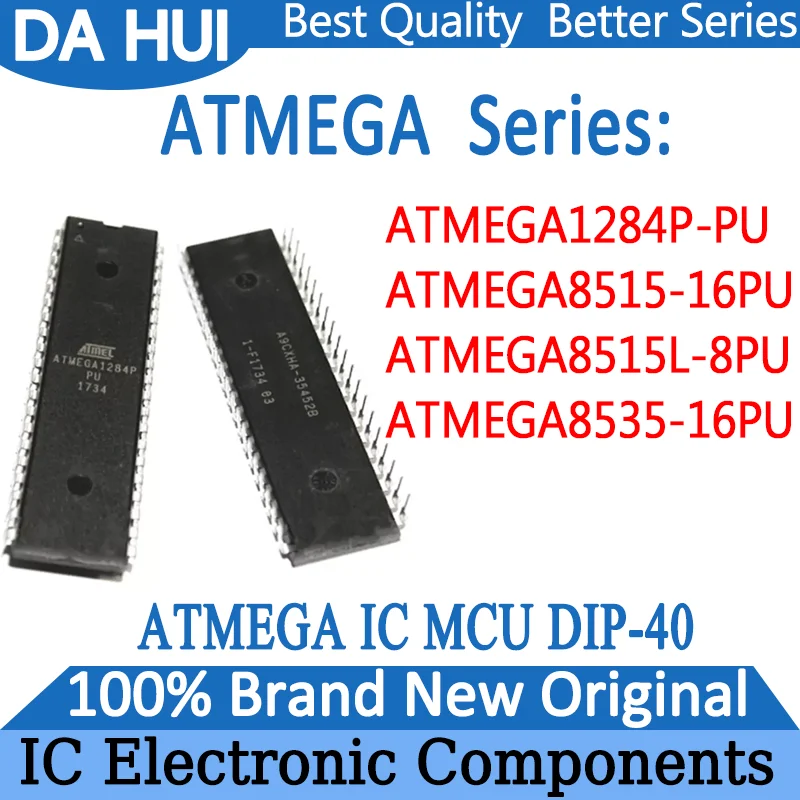 

New ATMEGA1284P-PU ATMEGA8515-16PU ATMEGA8515L-8PU ATMEGA8535-16PU ATMEGA1284P ATMEGA8515 ATMEGA IC MCU Chip DIP-40 in Stock