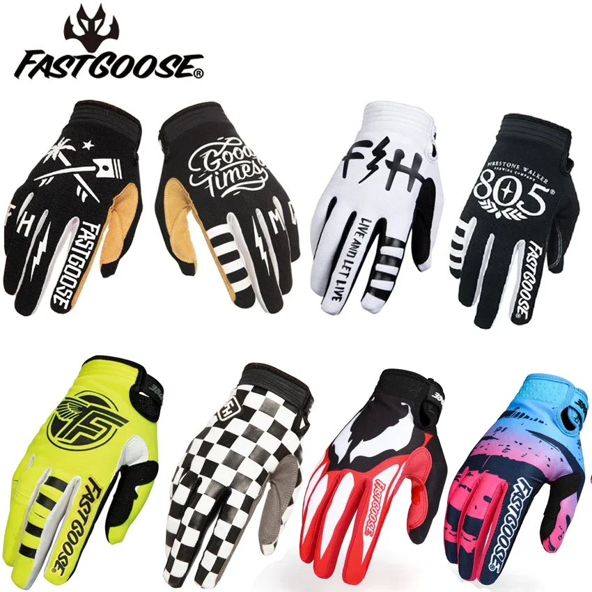 

Велосипедные перчатки FASTGOOSE MX MTB Motocross BMX ATV Off Road мотоциклетные перчатки высшего качества MX перчатки Moto GLOBAL E