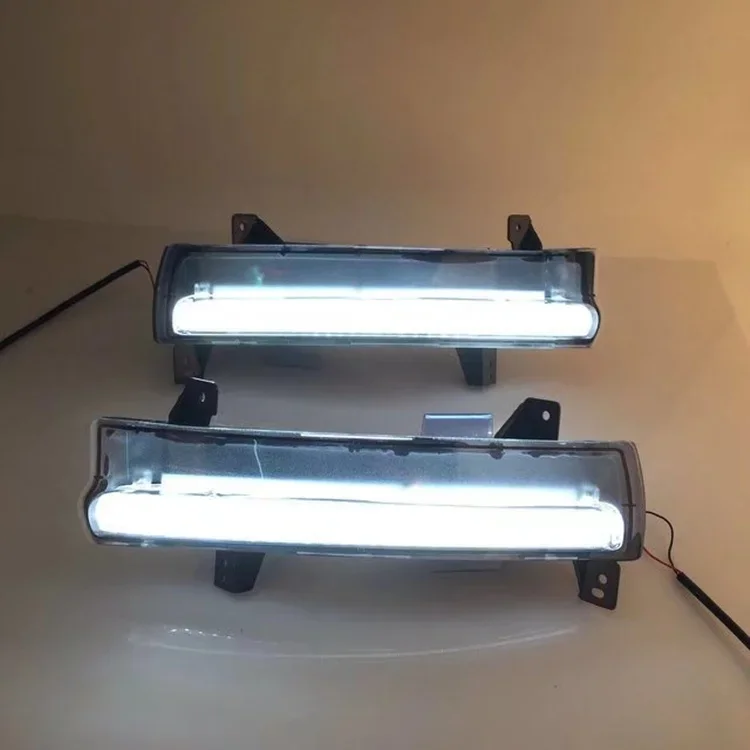 1 пара для Jeep Compass 2017 2018 2019 светодиодный дневный ходовой светильник DRL Дневной