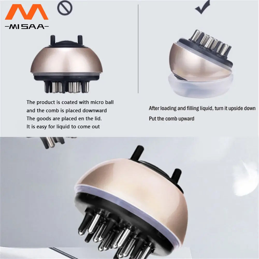 

Liquid Guide Comb Large Bottle Mouth Storage Guide Liquid Straight To The Scalp Small Washable Scalp Comb Massage Scalp Comb