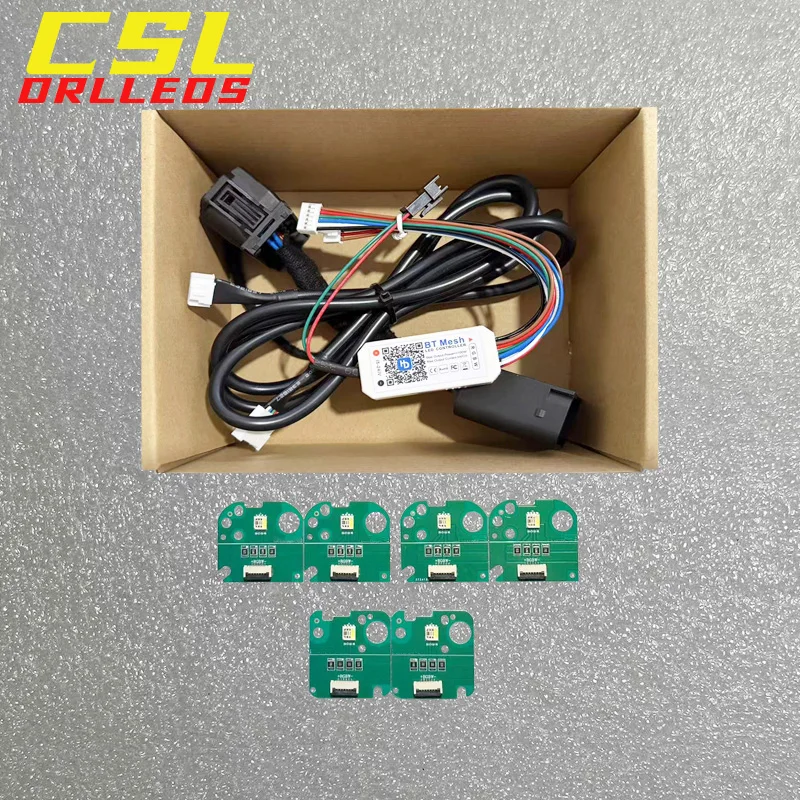 

RGBW для BMW F30 LCI 3 серии F31 F34 F35 RGB многоцветные светодиодные платы DRL модуль дневных ходовых огней 2016-2019