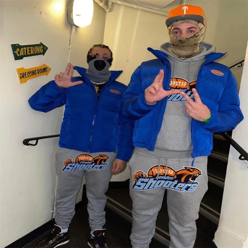 

Hot Selling Men's Hoodie Suit Trapstar Archer Hoody Tracksuit London Jogger Pants High Quality Embroidered Ladies Outerwear