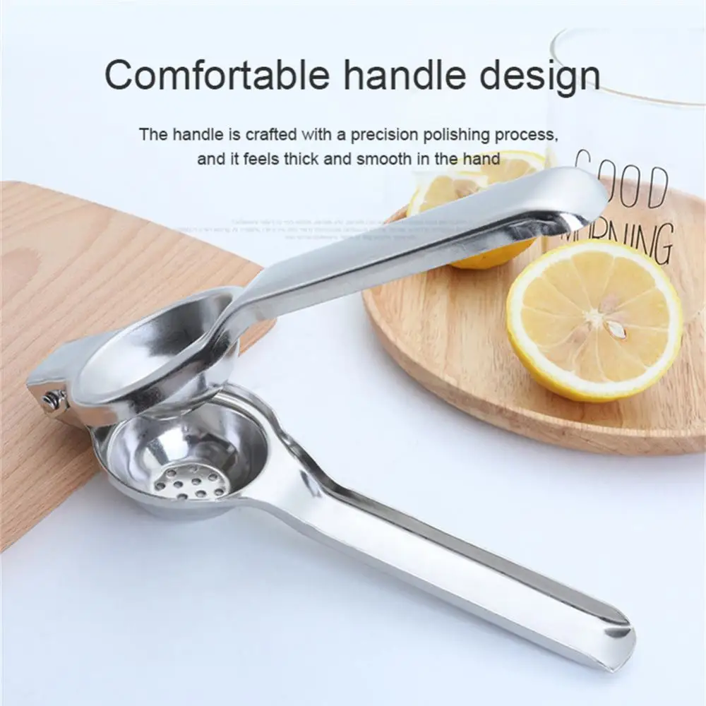 

Ручная Серебристая соковыжималка для лимона, увеличивающая трение, бытовая маленькая соковыжималка с высоким блеском, прочная соковыжимал...