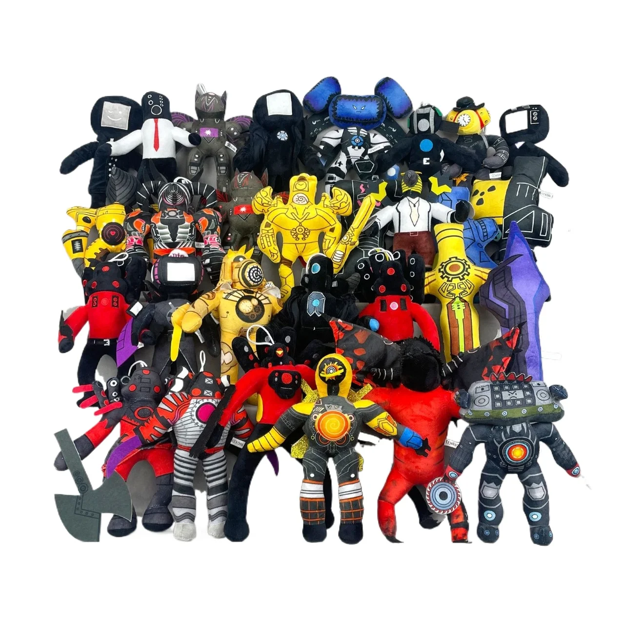 Новый унитаз Skibidi Туалетный человек против компьютерного человека плюшевые