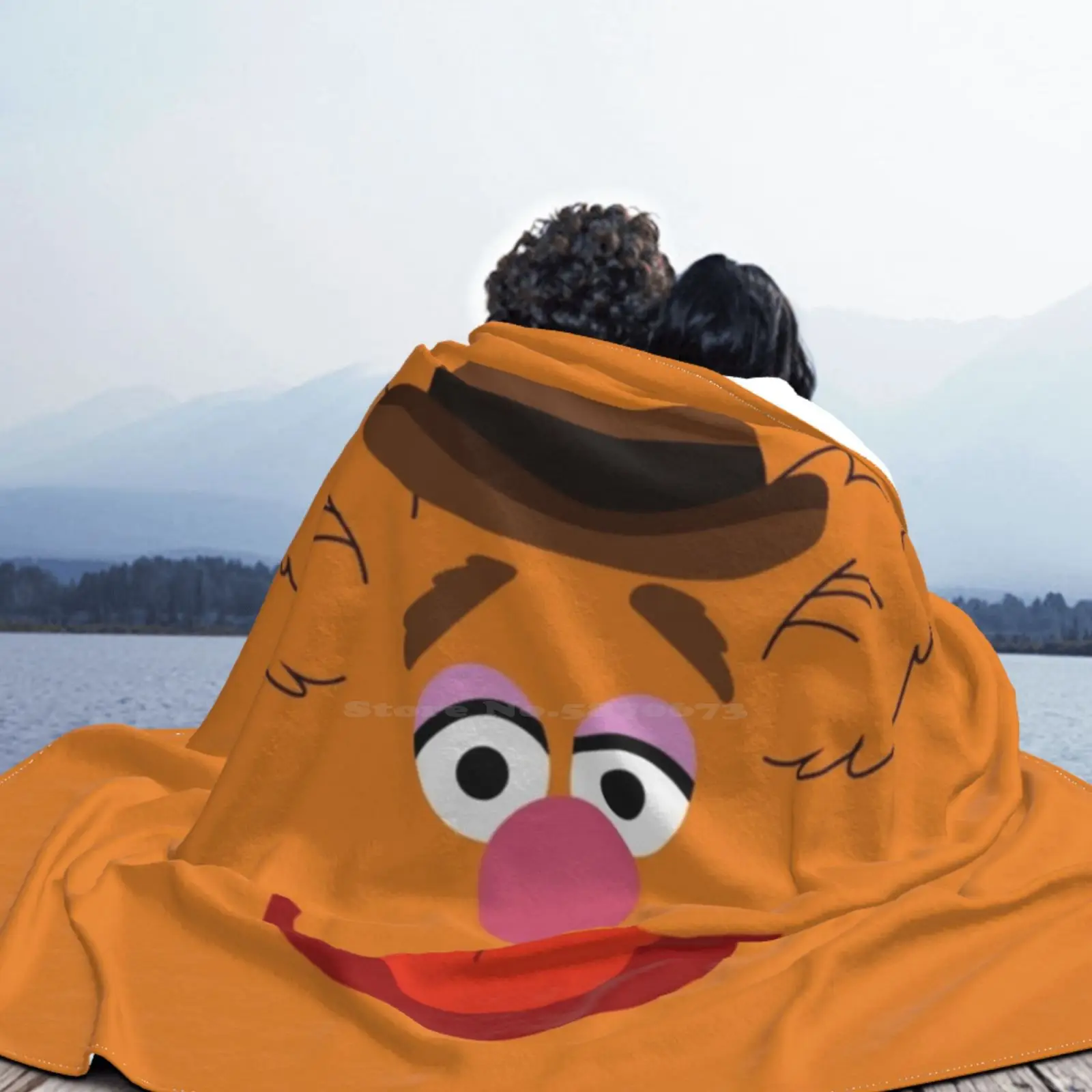 Лидер продаж высококачественное теплое фланелевое одеяло с принтом Fozzy Waka Wocka The