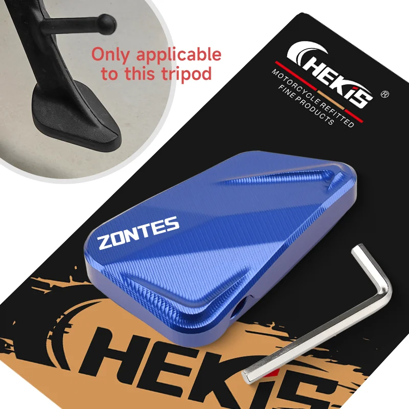 

Chekis подходит для аксессуаров для модификации мотоциклов Zontes 368g 501g, увеличенная база с боковой опорой, увеличенная подкладка для бокового штатива, поддерживающее устройство бокового удара, предотвращающая удаление воздуха, большая стабильность па