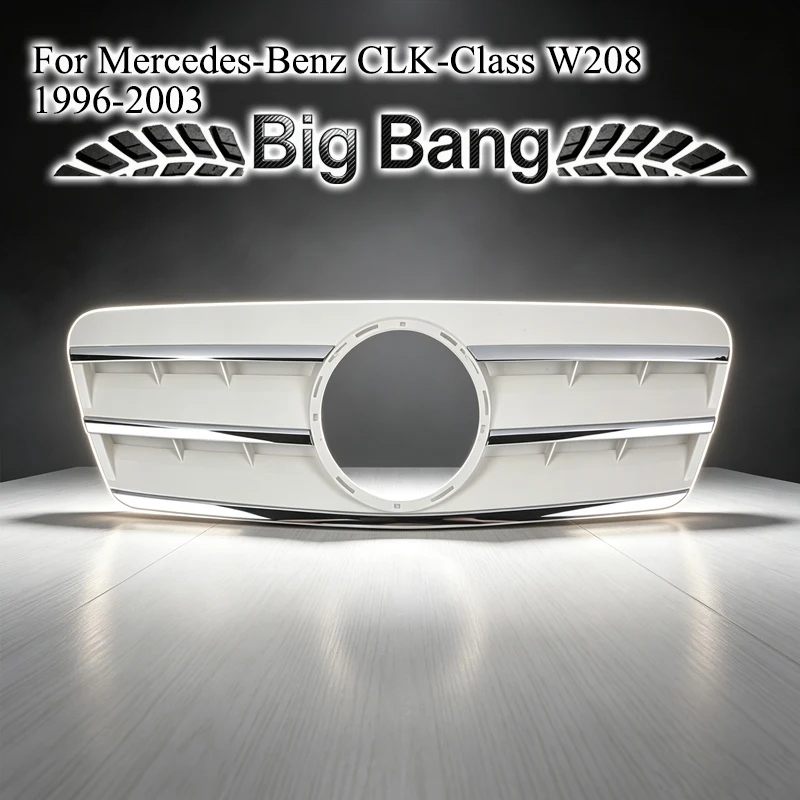Подходит для Mercedes-Benz CLK-Class W208, с решеткой радиатора с тремя горизонтальными планками, характерной для старых моделей 1996-2003 годов. (art.: 3920dcd490221) - 3920dcd490221