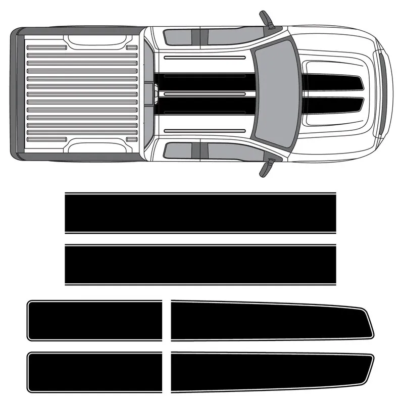 

Наклейки в виде ралли для Ford F-150 F-250 3M