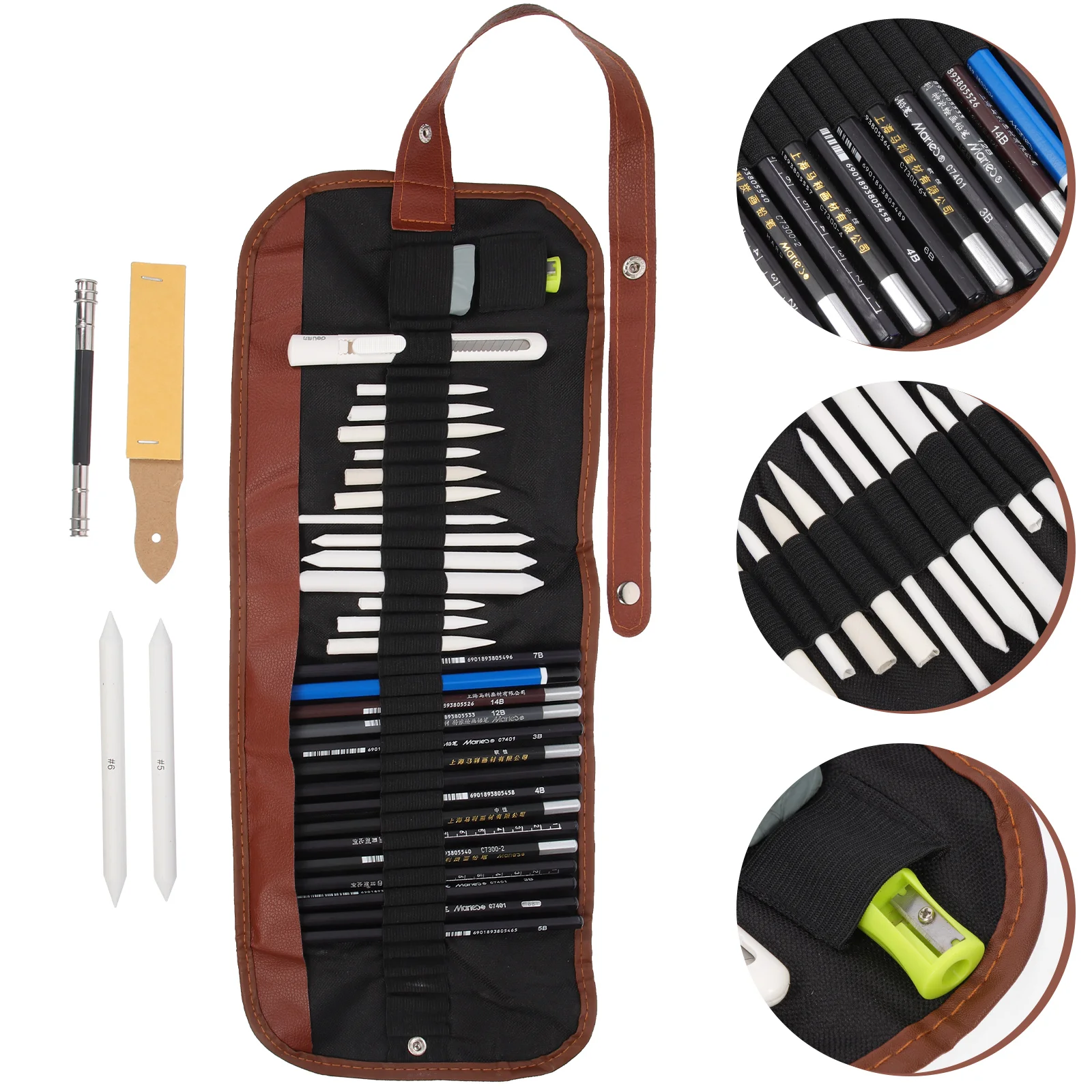 

1 Set Sketching Kit Beginner Sketching Kit Artist Drawing Tools Sketching Kit