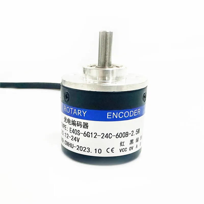 

1 шт. оптический фотоэлектрический поворотный E40S 6G12 24C 100B 200B 360B 400B 500B 1000B 1024B 2000B 2,5M энкодер E40S-6G12-24C-600B-2,5M