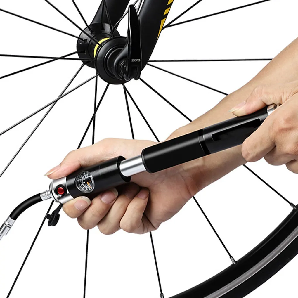 

Ручной насос для велосипеда с ЧПУ, удобное устройство для накачивания, насосы высокого давления с ЧПУ, велосипедные аксессуары, воздушный н...