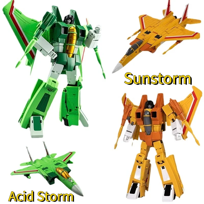 

In Stock MakeToys MT RM-EX01 Acid Storm/ MT RM-EX03 Sunstorm Action Figure Transformation Toy