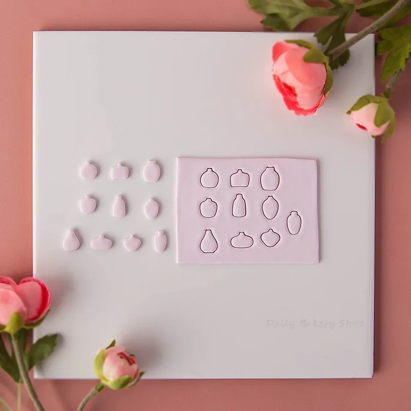 10 шт. DIY мини ваза для цветов в форме полимерной глины форма ручной работы