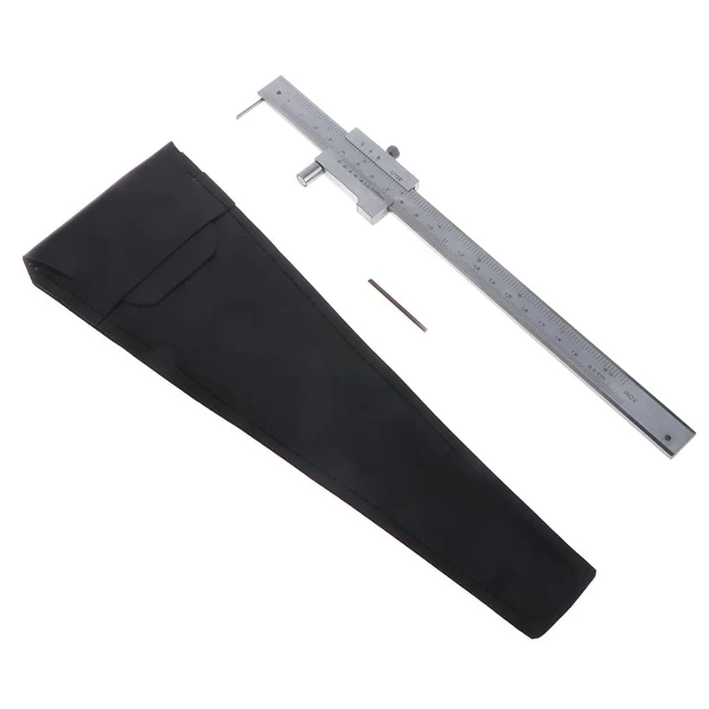 

Parallel Crossed Caliper Stainless Steel Vernier Calipers Marking Gauge Tool