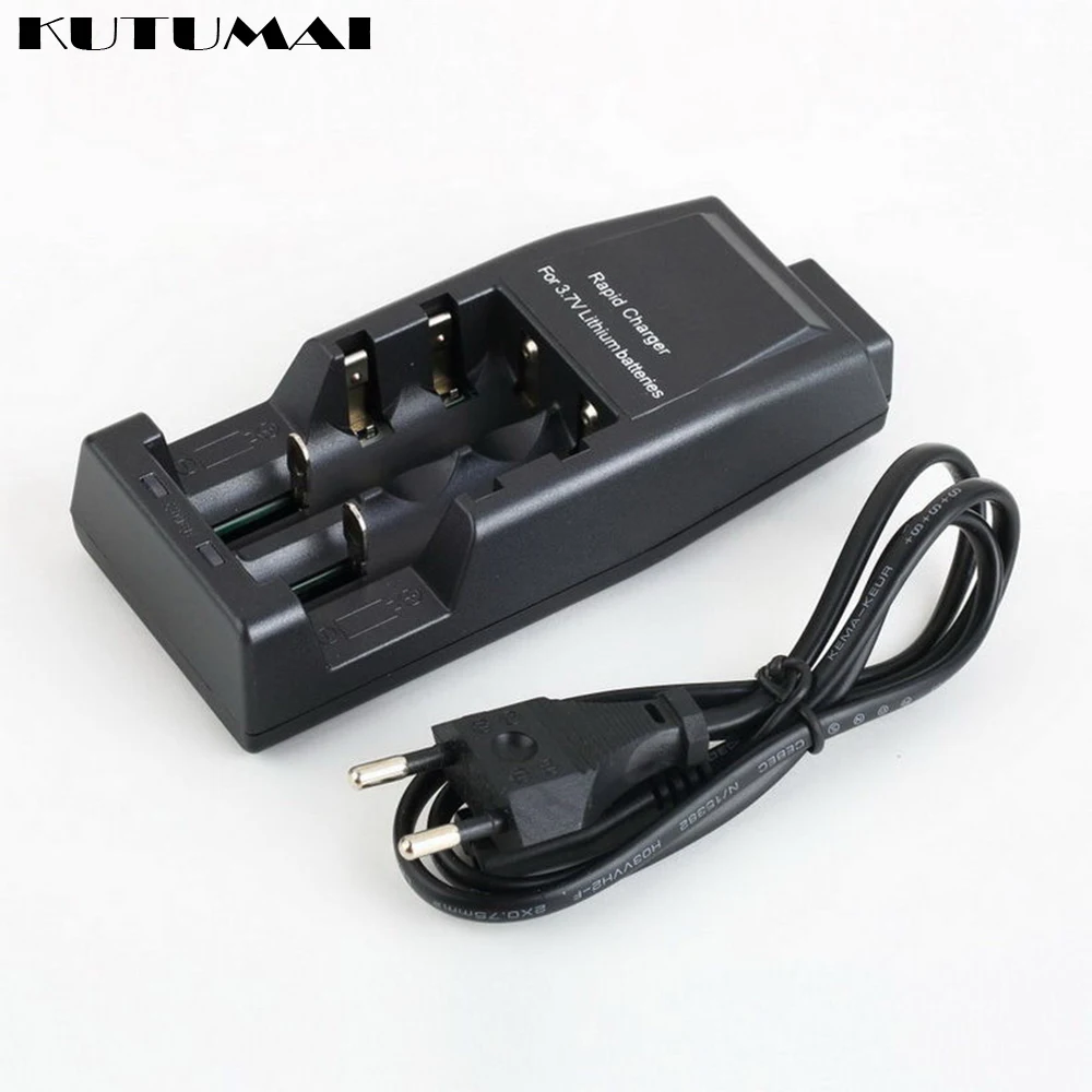 

18650 2 Slots Multifunctional Battery Charger 3.7V Li-ion Battery Charging For 14500 18500 17670 17500 Battery US EU AU UK Plug