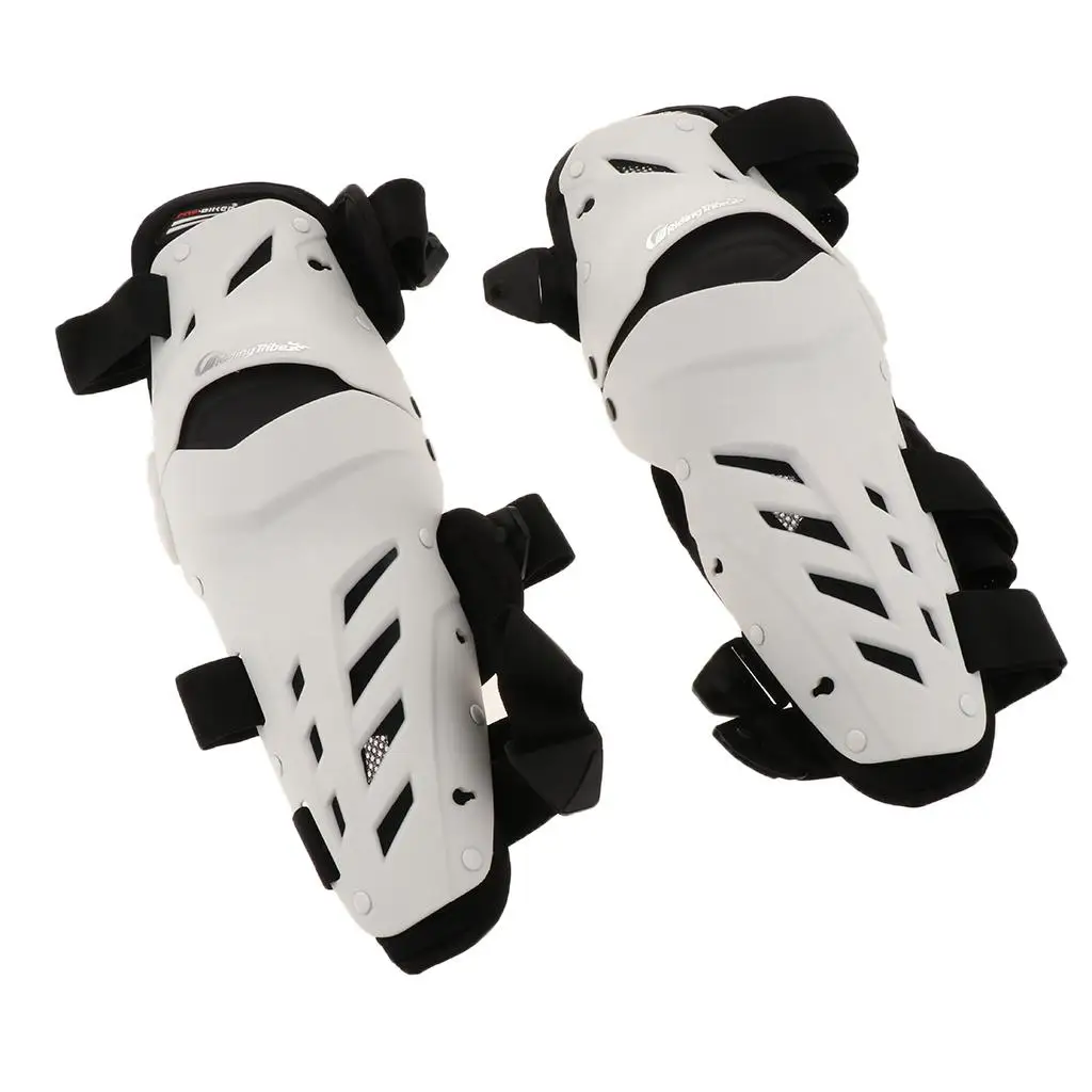 

2×Air Permeable Motorcycle Long Knee Brace Sleeves with Fast Elastic