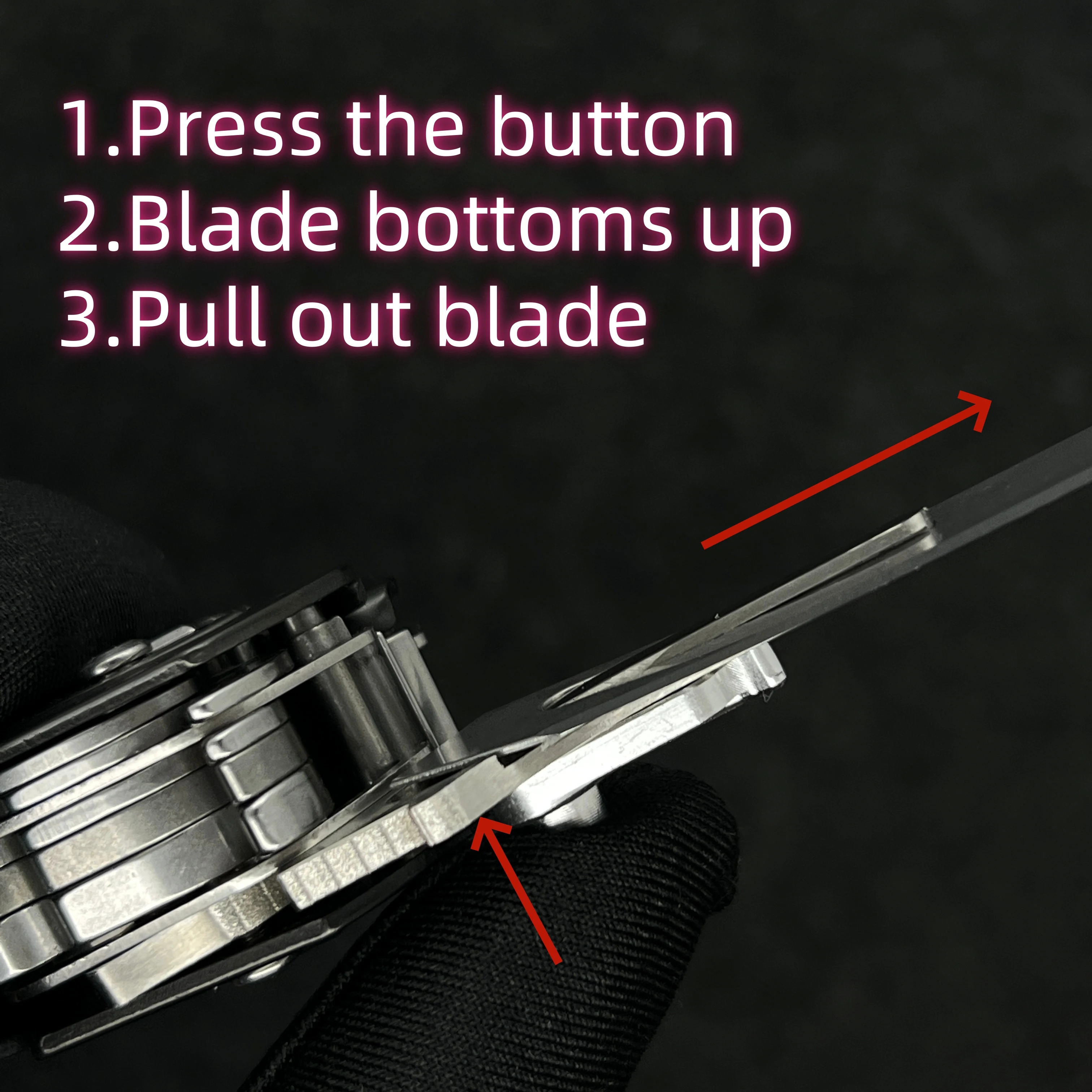 Ручка скальпеля с ручкой для большого пальца легко открывающаяся хирургическая #
