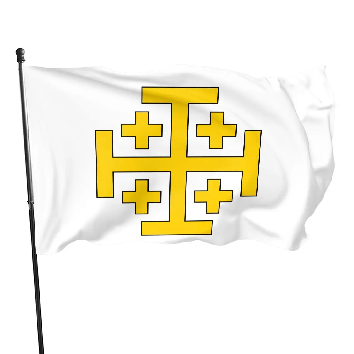 

Bandera De Los Cruzados Del Reino De Israel, 90x150cm