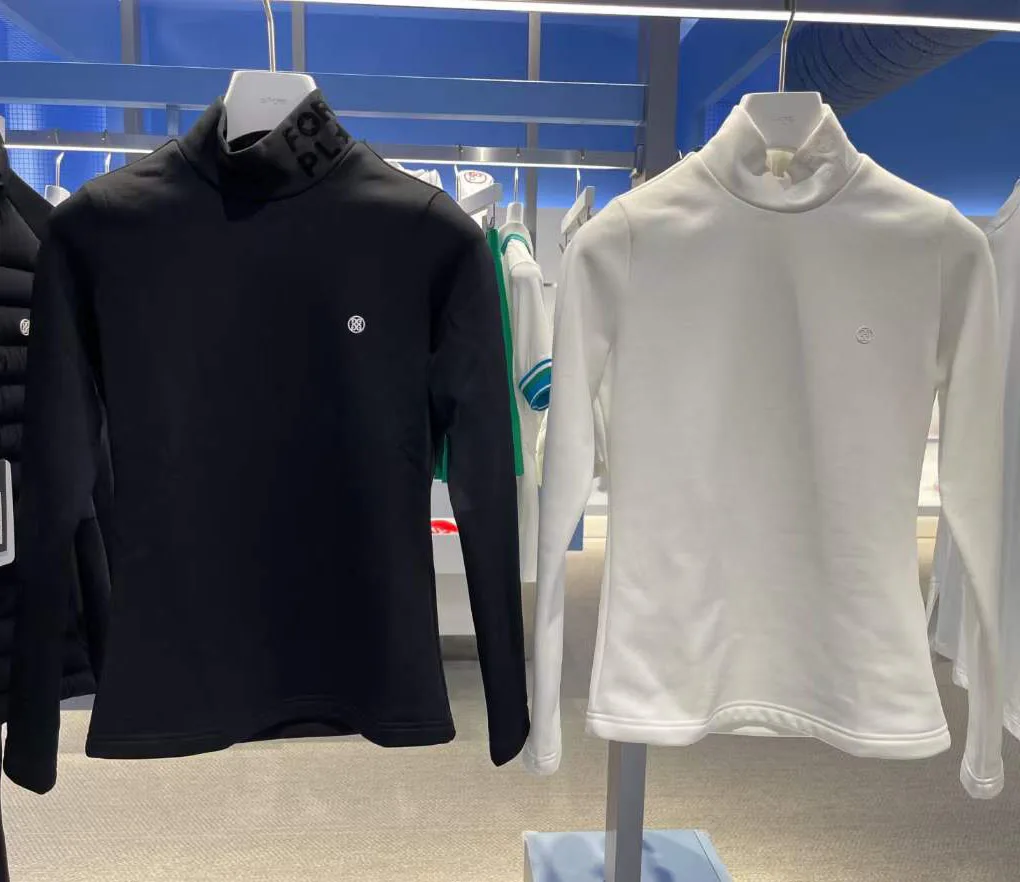 

South Korea's Original Single Golf Clothing Women's Autumn/Winter Long Sleeve T-shirt Stretch Slimming Quick Dry Base Shirt