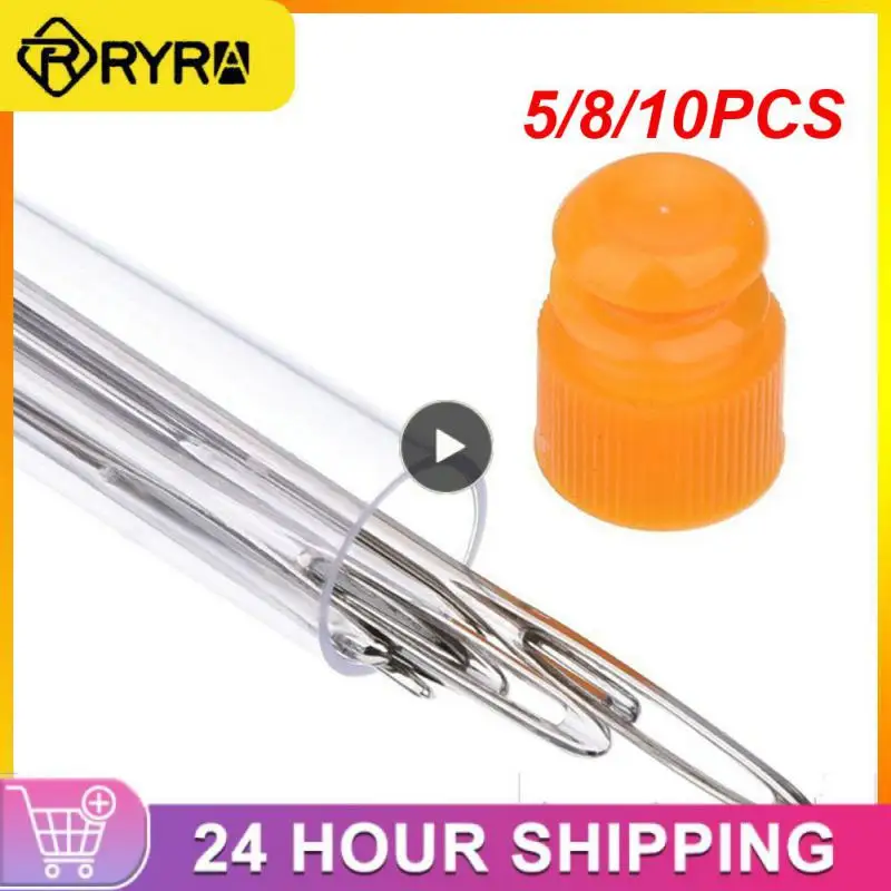 

5/8/10 шт., серебристые спицы для вязания