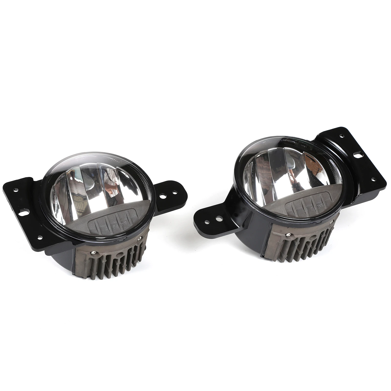 Подходит для 18-24 Jeep wrangler JL Gladiator JT светодиодный Fog светильник Kit с кронштейнами OEM