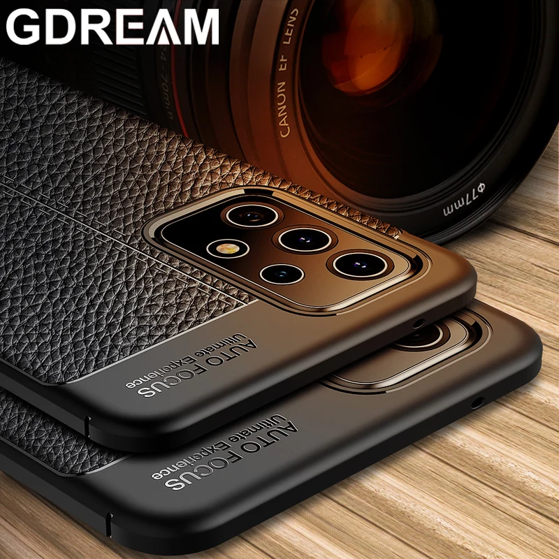 

Shockproof Leather Phone Case For Samsung A42 A02S A32 A52 A72 A22 A82 5G Fashion Silicone Cover For Galaxy A03S A53 A33 A73 A23