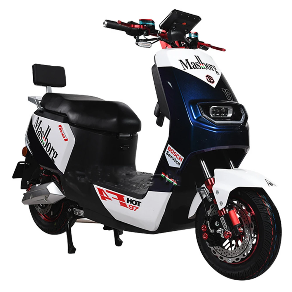 

72V 2000W Adult Electric Motorcycle Lithium Battery High Elasticity Shock Absorption Vacuum Tire Waterproof Motor