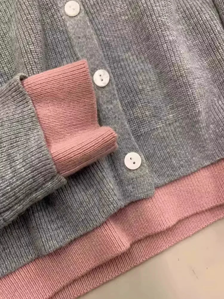 Женский свитер из двух предметов новинка 2024 осень и зима маленькая трикотажная