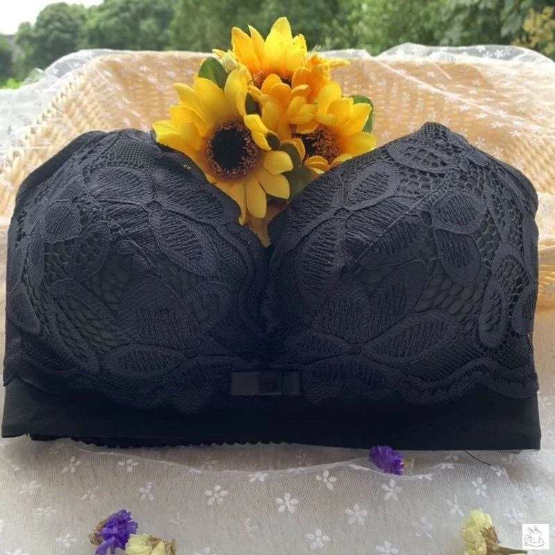 Thickened Bra Extra Thick 10cm Gathered Small Chest Flat Chest Special 9cm Underwear Four Row Button Adjustable, Comfortable and