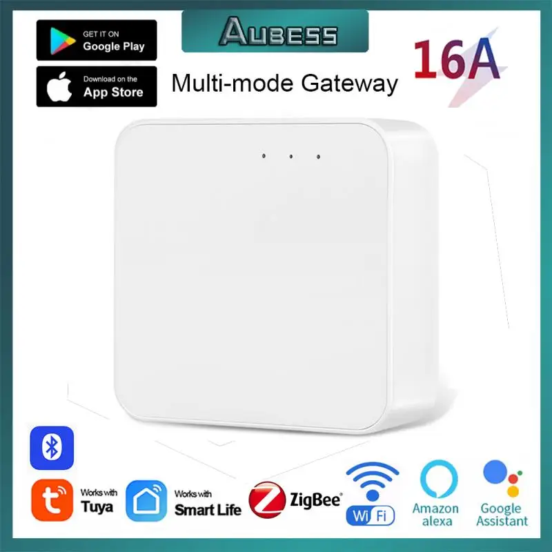 

Умный шлюз Tuya Smart Home, Wi-Fi, многорежимный мост, Bluetooth, ZigBee, беспроводной пульт дистанционного управления, работает с Alexa Google Home